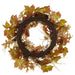 24" Pumpkin, Berry & Pinecone Artificial Wreath -Fall - VWP832-FA