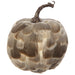 6.3"Hx5.9"W Artificial Feather Pumpkin -2 Tone Brown (Pack of 4) - VZP049-BR/TT
