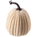 7.5"Hx5.1"W Artificial Knitted Pumpkin -Cream (Pack of 2) - VZP058-CR