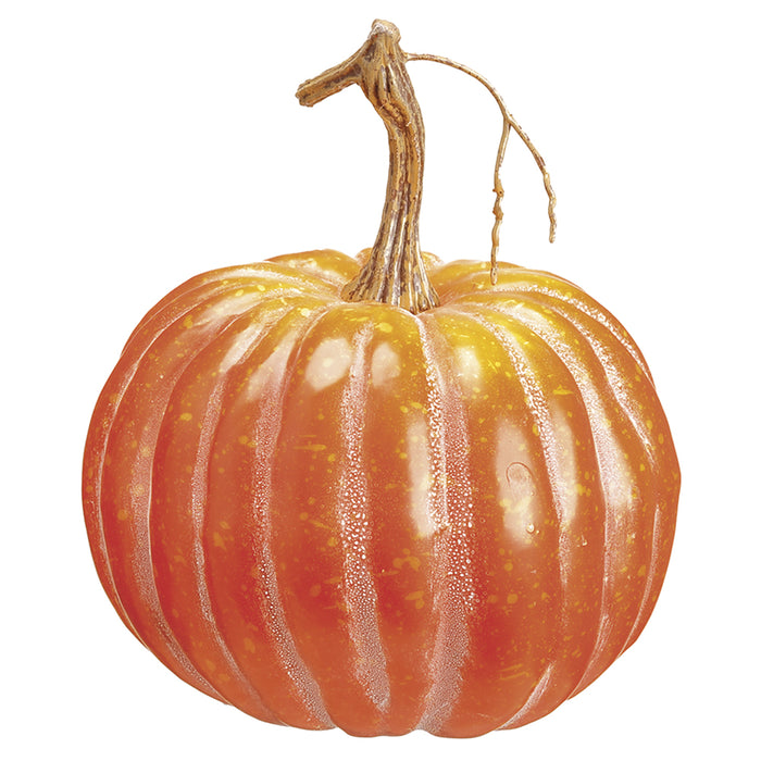 6"Hx5.5"W Artificial Pumpkin -Orange (Pack of 12) - VZP093-OR