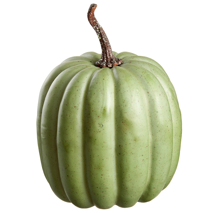 10.7"Hx7.5"W Artificial Pumpkin -Green (pack of 4) - VZP152-GR