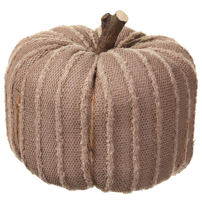 8"Hx9"W Artificial Jute Linen Pumpkin -Brown (Pack of 8) - VZP311-BR