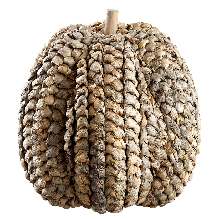 10.23"Hx9"W Corn Husk Pumpkin -Beige/Gray (pack of 4) - VZP429-BE/GY