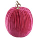 16"Hx12"W Artificial Velvet Pumpkin -Pink (pack of 2) - VZP447-PK
