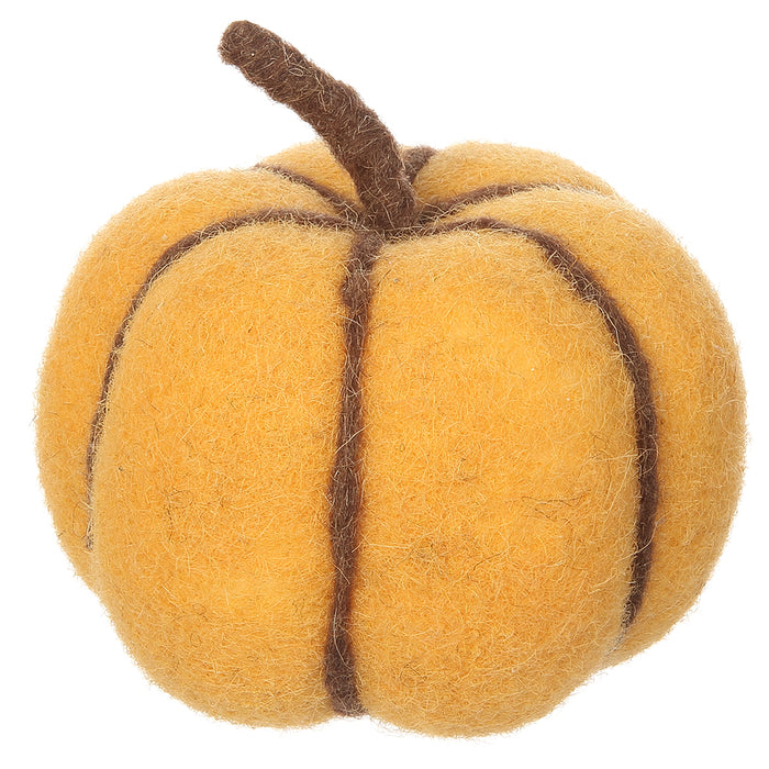 5.5"Hx5.3"W Artificial Pumpkin -Yellow (Pack of 4) - VZP523-YE