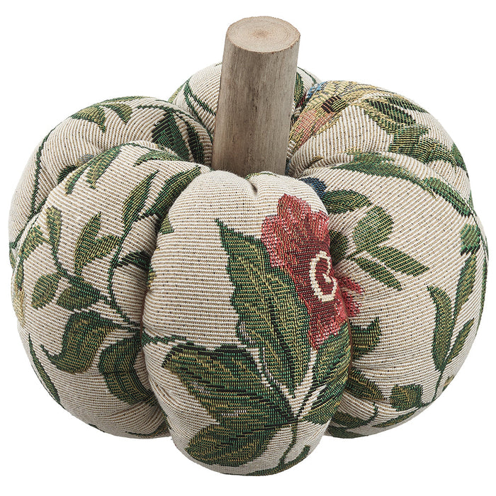 6.5"Hx7"W Artificial Fabric Fall Pumpkin -Mixed Colors (Pack of 12) - VZP542-MX