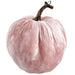 6.5"Hx5.5"W Velvet Artificial Pumpkin -Pink (Pack of 6) - VZP601-PK