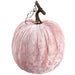 12"Hx8.5"W Velvet Artificial Pumpkin -Pink (Pack of 4) - VZP602-PK