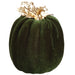 7"Hx5.5"W Artificial Velvet Pumpkin -Green (Pack of 6) - VZP632-GR