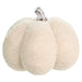 8.25"Hx9.75"W Artificial Fur Pumpkin -Beige (Pack of 2) - VZP714-BE