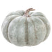 7"Hx9.75"W Artificial Pumpkin -Cream/Green (Pack of 2) - VZP744-CR/GR