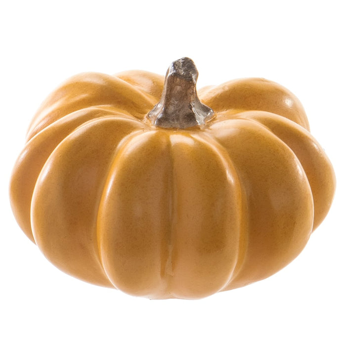 3.25"Hx4.75"W Artificial Pumpkin -Orange (Pack of 4) - VZP754-OR