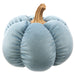 7"Hx7.5"W Artificial Fabric Pumpkin -Blue (Pack of 12) - VZP825-BL