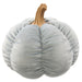 7"Hx7.5"W Artificial Fabric Pumpkin -Gray (Pack of 12) - VZP825-GY/BL