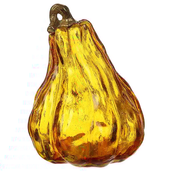 5.9" Artificial Pumpkin With Battery Operated Light -Orange (Pack of 2) - VZP834-OR