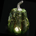 11" Artificial Pumpkin With Battery Operated Light -Green (Pack of 2) - VZP836-GR