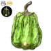 11" Artificial Pumpkin With Battery Operated Light -Green (Pack of 2) - VZP836-GR