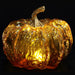 8"Hx10"W Artificial Pumpkin With Battery Operated Light -Orange (Pack of 2) - VZP838-OR