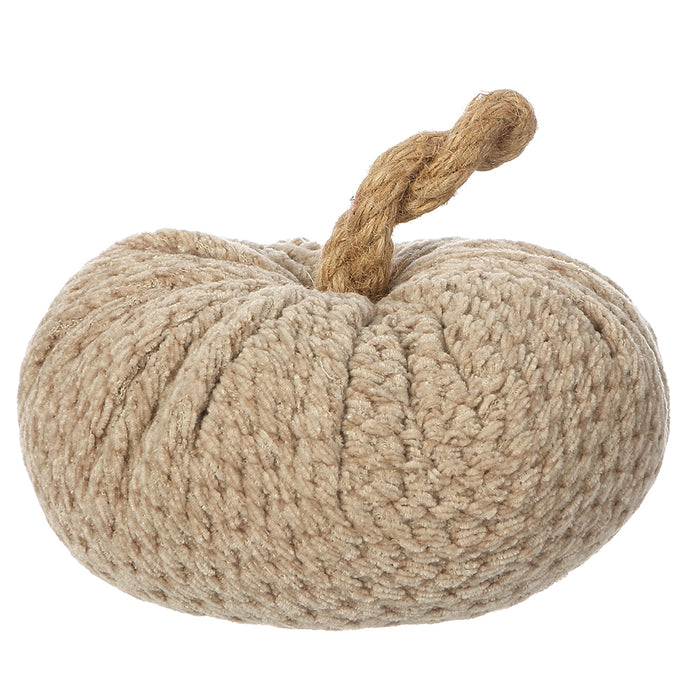 4.5"Hx5.75"W Artificial Pumpkin -Brown (Pack of 6) - VZP924-BR