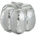 10"Hx10"W Artificial Mosaic Pumpkin -Silver (Pack of 2) - VZP943-SI