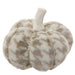 7.75"Hx7.75"W Houndstooth Pattern Artificial Pumpkin -Gray/Beige (Pack of 6) - VZP974-GY/BE