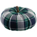 9"Hx14"W Artificial Plaid Pumpkin -2 Tone Green (Pack of 2) - VZP981-GR/TT