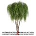 15' CUSTOM MADE Weeping Willow Artificial Tree w/Pot -Green - W1387