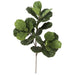 7' Custom-Made Fiddle Leaf Fig Artificial Tree w/Pot -Green - W150080
