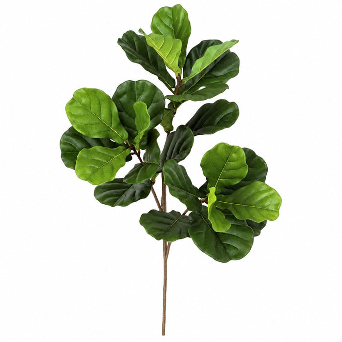 7' Custom-Made IFR Fiddle Leaf Fig Artificial Tree w/Pot -Green - WR150080