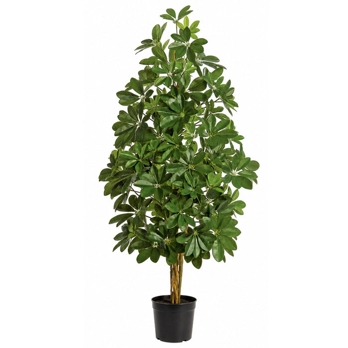 3' Schefflera Silk Tree w/Pot -Green - W-1570