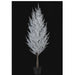 4'Hx24"W Custom-Made Alpine Ice Artificial Tree -White/Black - W162004