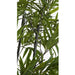 9' Natural Black Trunk Silk Royal Bamboo Tree w/Pot -Green/Black - W170090