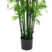5' Natural Green Trunk Silk Royal Bamboo Tree w/Pot -Green - W170055