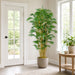 6' Silk Royal Bamboo Tree w/Pot -Green - W170200