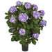 36" Silk Hydrangea Plant w/Pot -Purple/White - W200045