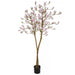 6'7" Magnolia Blossom Flower Silk Tree w/Pot -Pink - W200140