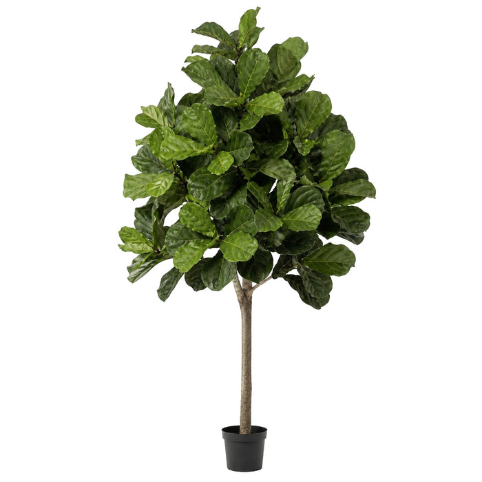 5' Fiddle Leaf Fig Artificial Tree w/Pot -Green - W2320
