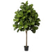 5' Fiddle Leaf Fig Artificial Tree w/Pot -Green - W2320