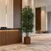 9' Rhapis Artificial Palm Tree w/Pot -Green - W60269