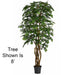 9' Custom-Made Locust Artificial Tree w/Pot -15,120 Leaves -Green - W70409