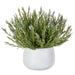 24.5"Hx28"W Artificial Wild Lavender Flower Arrangement w/Cement Pot -Lavender/Green - WF0718-LV/GR