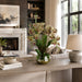 28"Hx20"W Phalaenopsis Orchid & Twig Silk Flower Arrangement -Burgundy/Green - WF1461-BU/GR