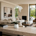 30" Cattleya Orchid Silk Flower Arrangement -White - WF1807-WH