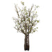 34"Hx19"W Cherry Blossom & Twig Silk Flower Arrangement -White - WF9006-WH