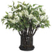 31"Hx32"W Lilac & Twig Silk Flower Arrangement -Cream/Green - WF9125-CR/GR