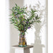 39.5" Silk Ruellia Flower & Driftwood Arrangement w/Glass Vase -Purple/Green - WF9306-GR/PU