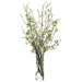 71" Silk Blossom Flower & Berry Arrangement w/Glass Vase -White/Pink - WF9322-WH/PK