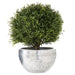 26.5"Hx22"W Lavender Ball-Shaped Artificial Topiary w/Planter -Green - WF9413-GR