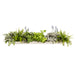 13"Hx46"W Mixed Silk Sage, Mint & Lavender Herbs w/Container -Green/Lavender - WF9522-GR/LV