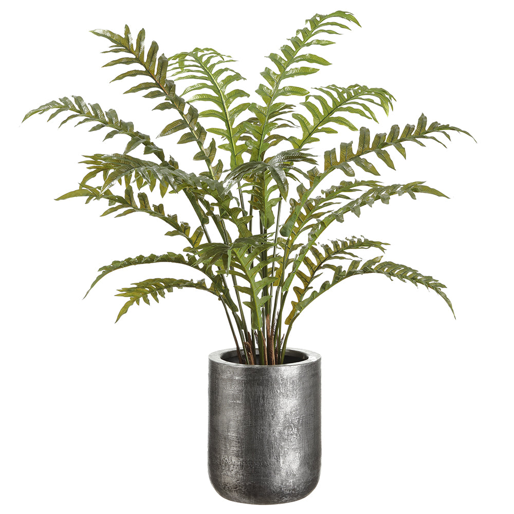 faux fern potted plant 45"Hx41"W Artificial Fern Plant w/Planter -Green
